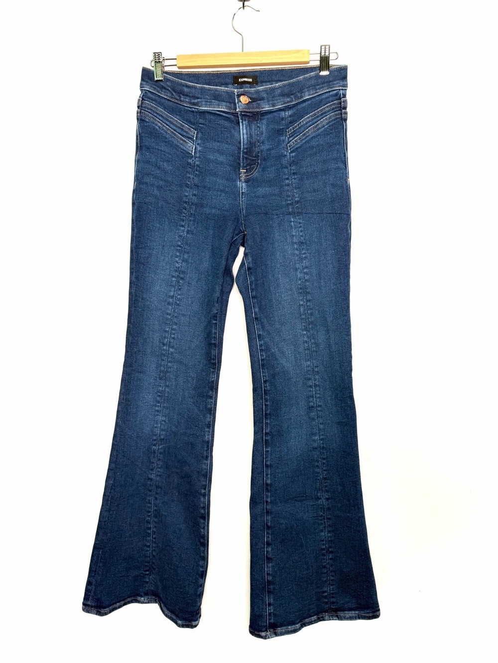 Express 70’s Flare Mid Rise Jeans Size 8